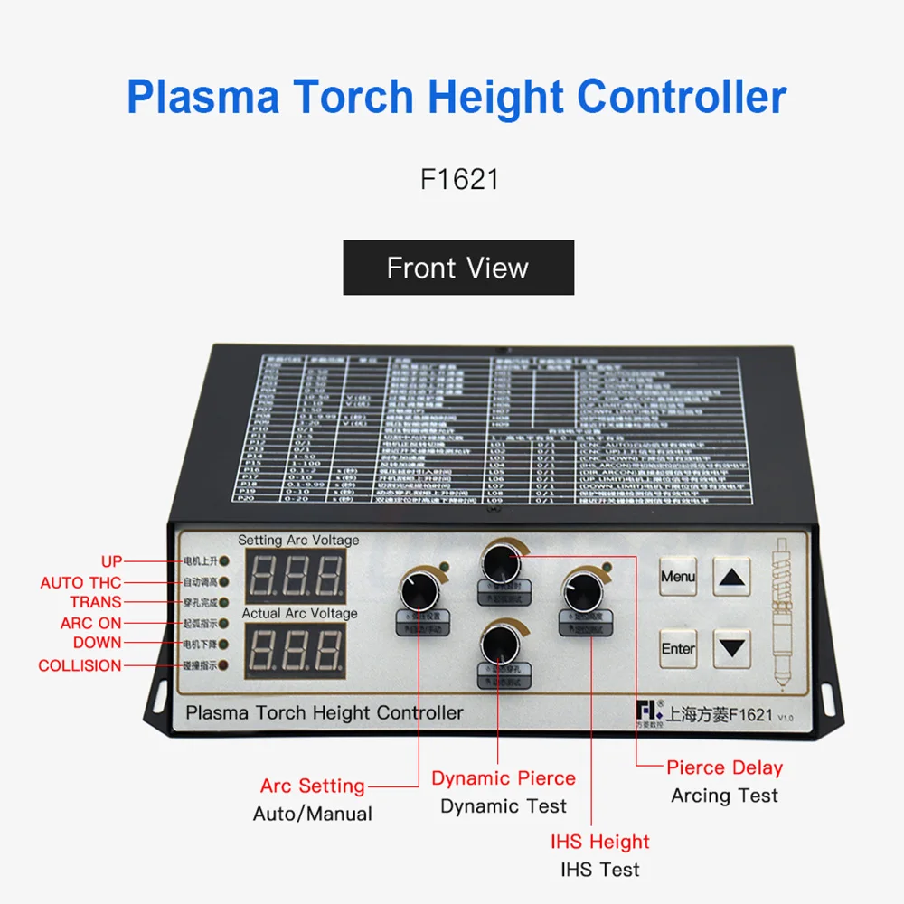 Fangling THC Cutting Gun Automatic Arc Voltage Torch Height Controller Plasma F1621 For CNC Plasma Cutting Machine