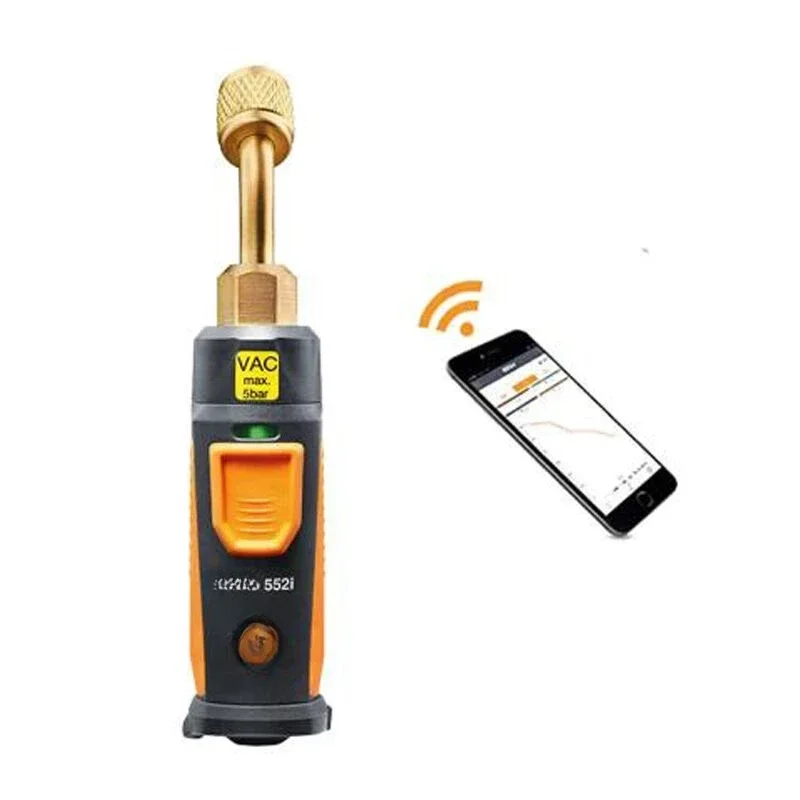 Digital Vacuum Gauge 552i Smartphone App Controlled Wireless Air Conditioning Refrigeration Systems Vacuum Probe