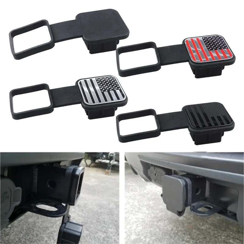 Trailer Hitch Receiver  Cover Plug Rubber Tow Plug Tube Cap Protector  for Mercedes Toyota Jeep Ford Chevrolet RAM Dodge