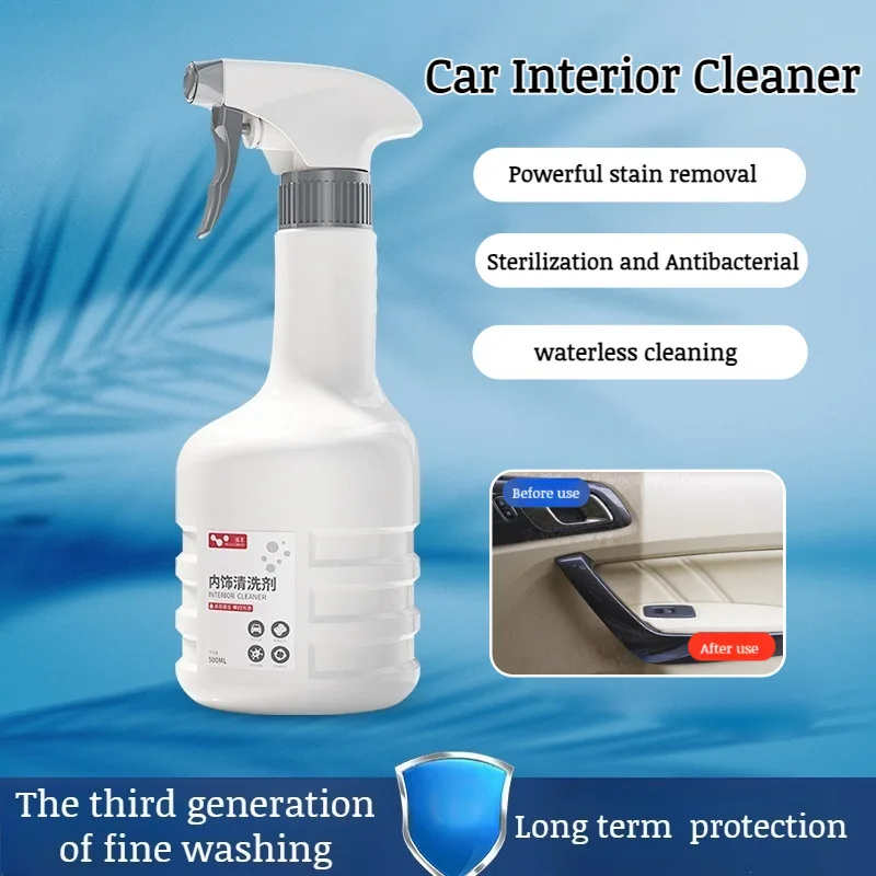 Car upholstery cleaner sterilizing foam no-wash roof refurbishment car seats powerful decontamination cleaning center control