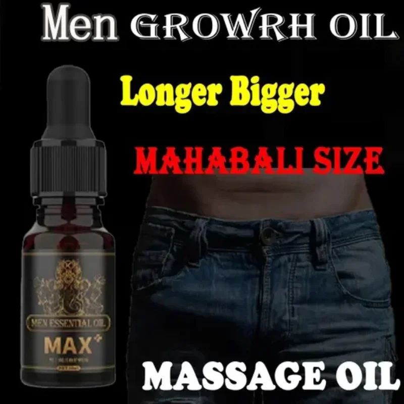 Men’s Growth & Thickening Oil for Penis Enlargement Boost Stamina Strengthen Erection Maximize Sexual Satisfaction and Pleasure