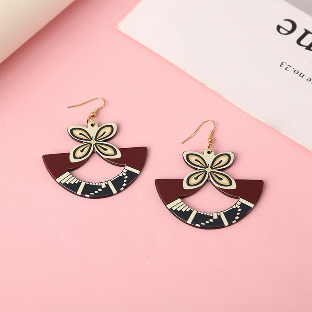 Cring Coco New in Women\'s Acrylic Earrings Decoration Woman Elegant Earings Christmas Earring Jewelry for Women 2023 Trending