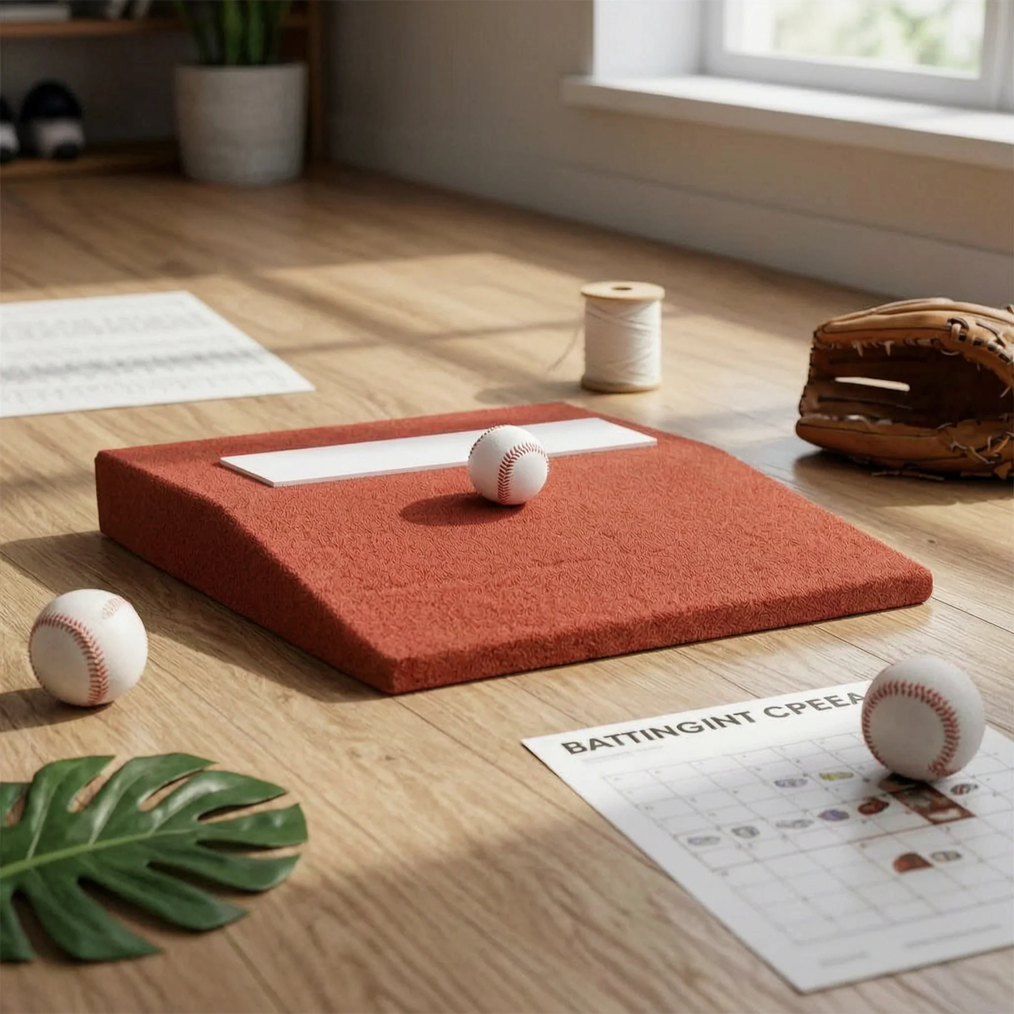 portable-pitching-mound-rectangular-top-insert-baseball-pitching-mound-pad-sports-training-gear-sloped-shaped-athletic-equipment