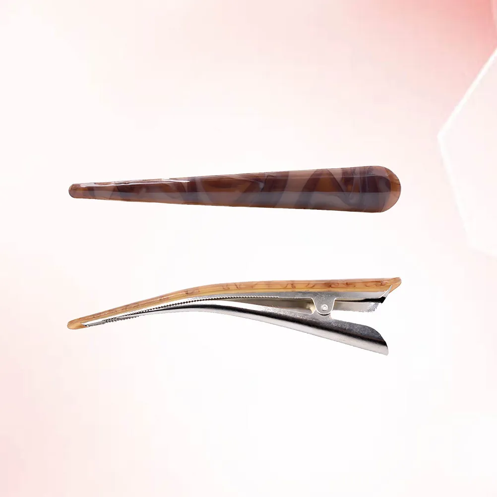 

2 шт. заколки-уточки с зубчатым дизайном, акриловые заколки-крокодилы для женщин и девочек, для душа, дома, на день рождения, День святого Валентина, День матери