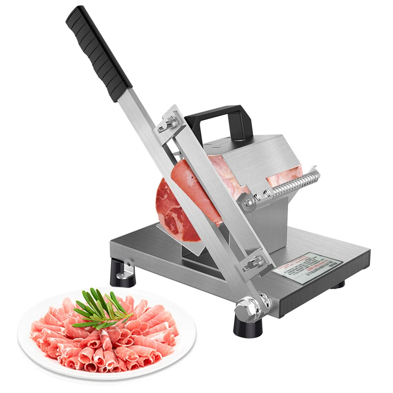 

Meat Slicer Household Thin Slice Commercial Multi-functional Meat Slicer Meat Slicer Frozen Meat Fat Beef and Mutton Roll Slicer