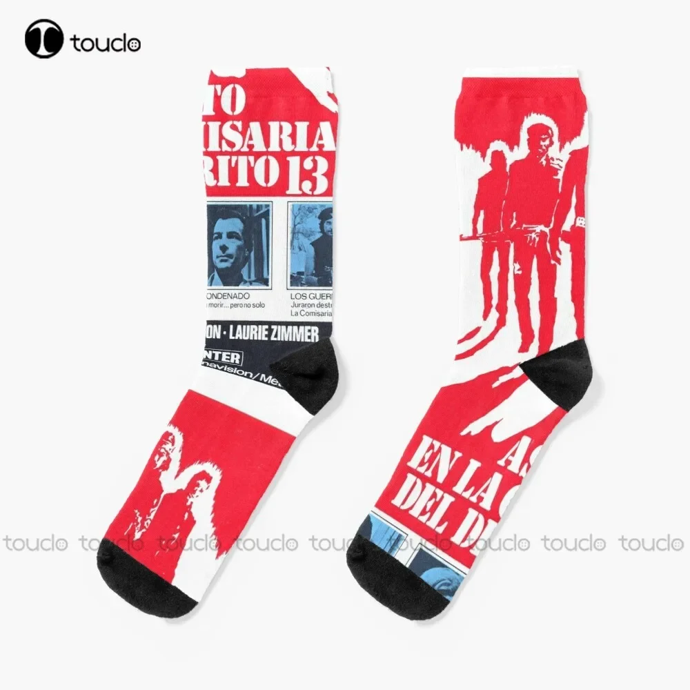 

Плакат; Носки Assault On Precinct Белые носки для экипажа Мужские носки на День Благодарения, Рождество, Новый год, подарок, унисекс, для взрослых, подростков, молодежные носки на заказ