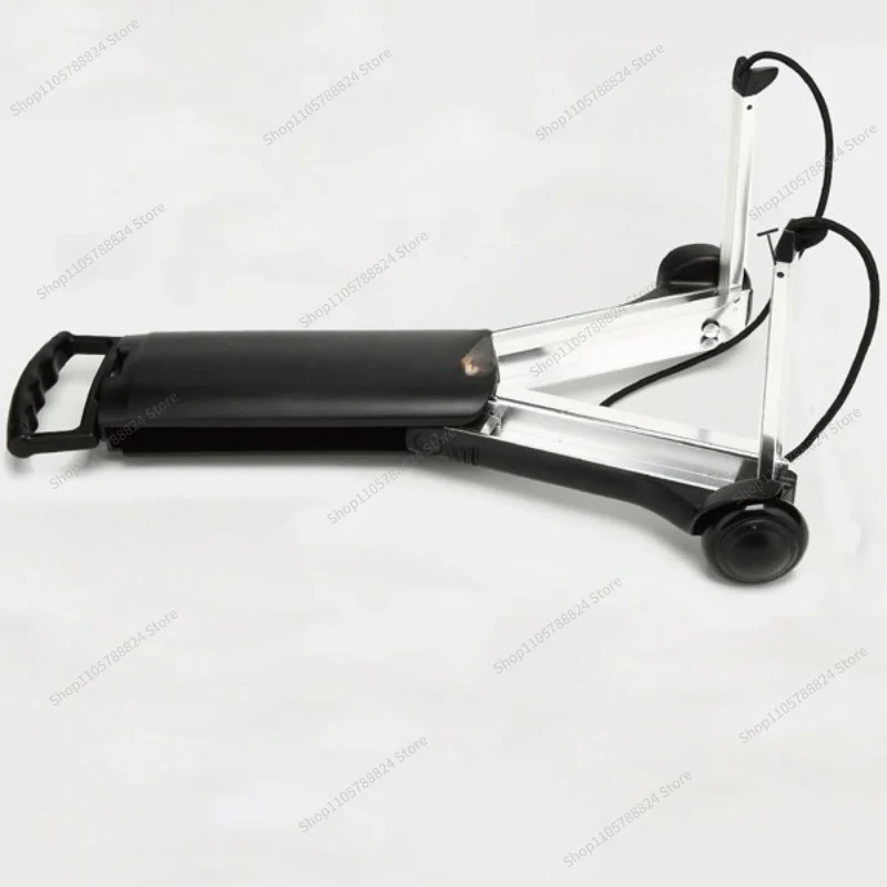 For aluminum alloy small pull cart portable folding luggage  small trailer mini hand shopping