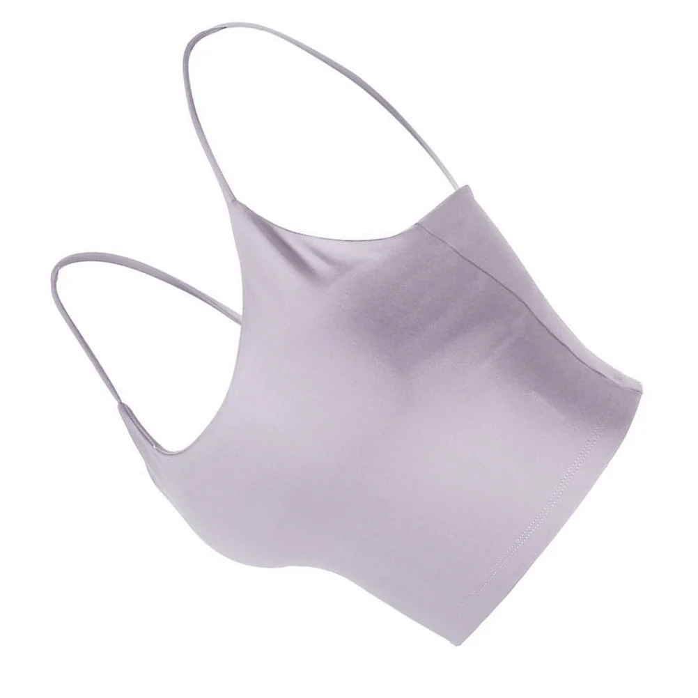 

Woman Sports Vest Underwear Purple Strap Yoga Suit Fitness Bra Running Sport Lightweight Breathable Comfortable Size M