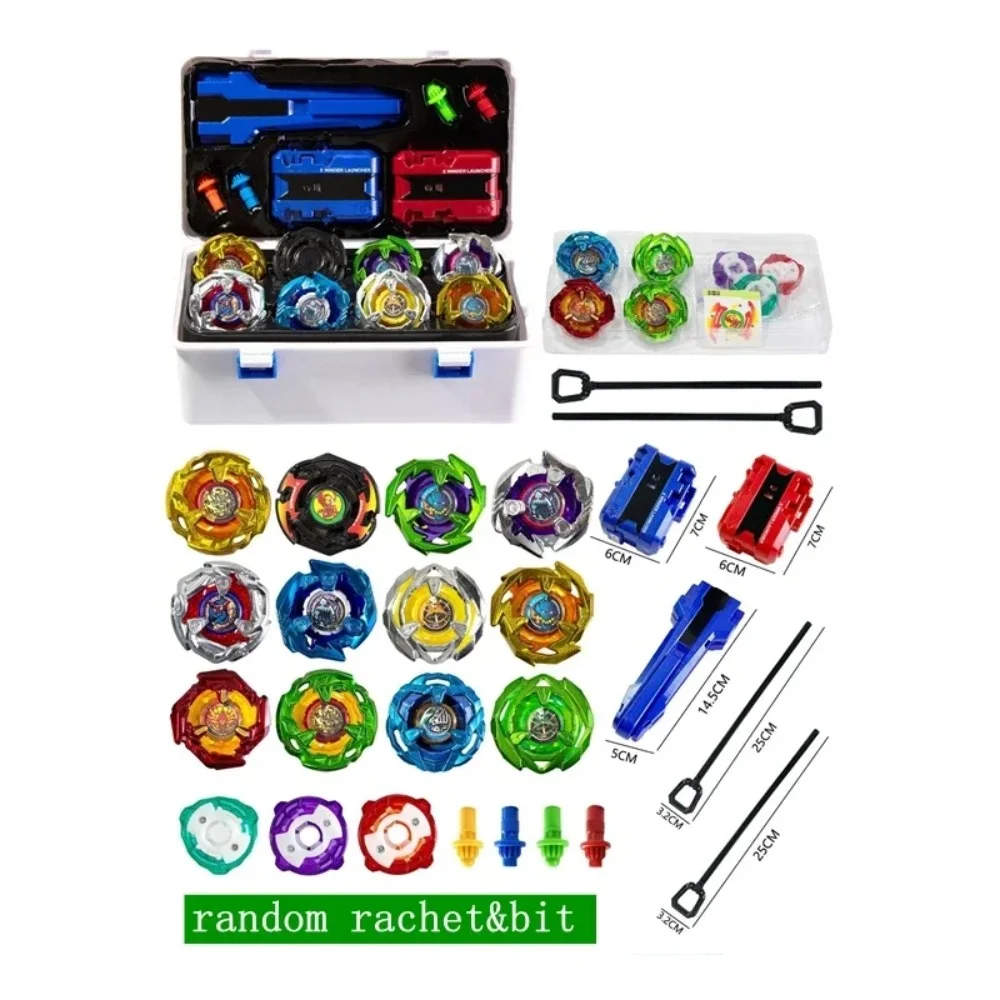Takara Tomy Lançador 10/12PCS BX Bey X Tool Box Set Gift Toys Tops with Grip,launchers