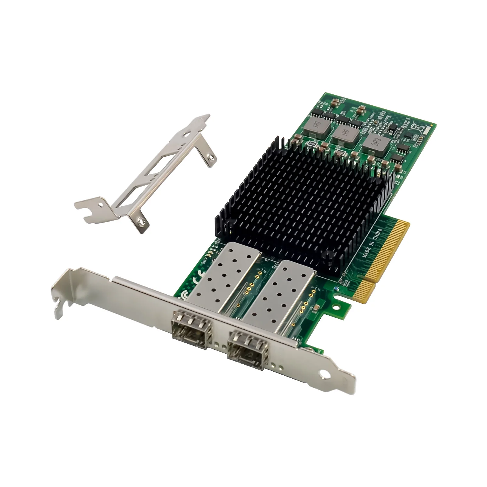 SUNWEIT ST7321 PCI Express Dual Port SFP+ 10G Ethernet Server Cartão Lan Broadcom 57810S