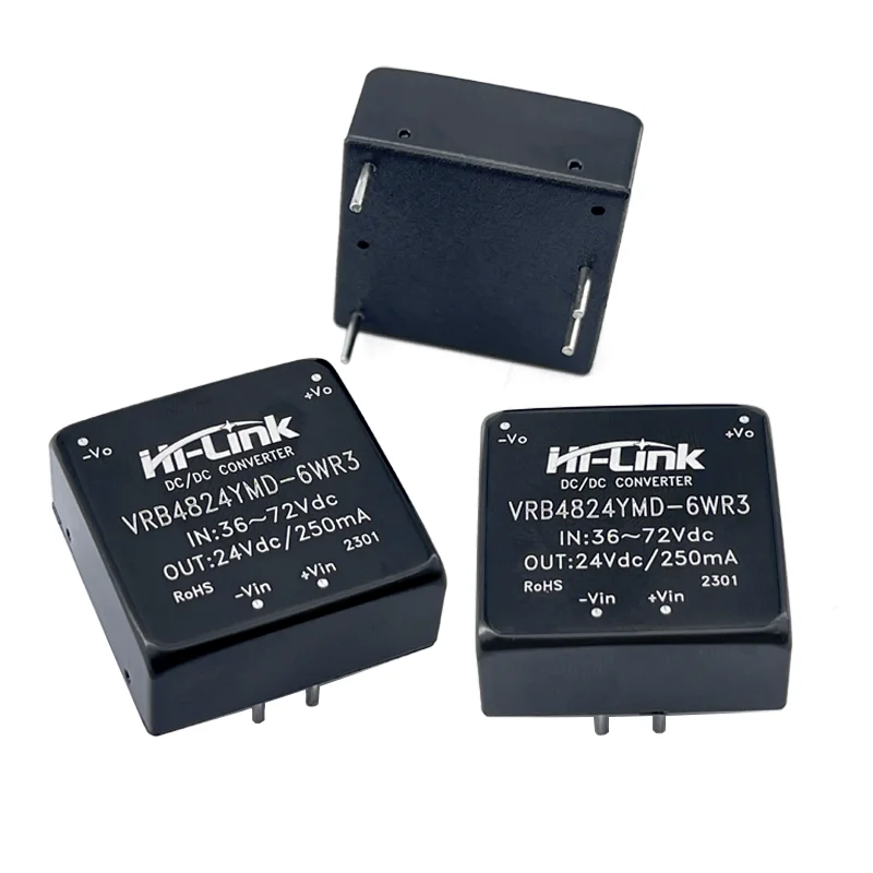 مرحبا لينك منخفضة التكلفة 6 واط 36 ~ 72Vdc VRA4812YMD-6WR3 VRB4805YMD-6WR3 VRB4812YMD-6WR3 DC-DC وحدة إمداد الطاقة