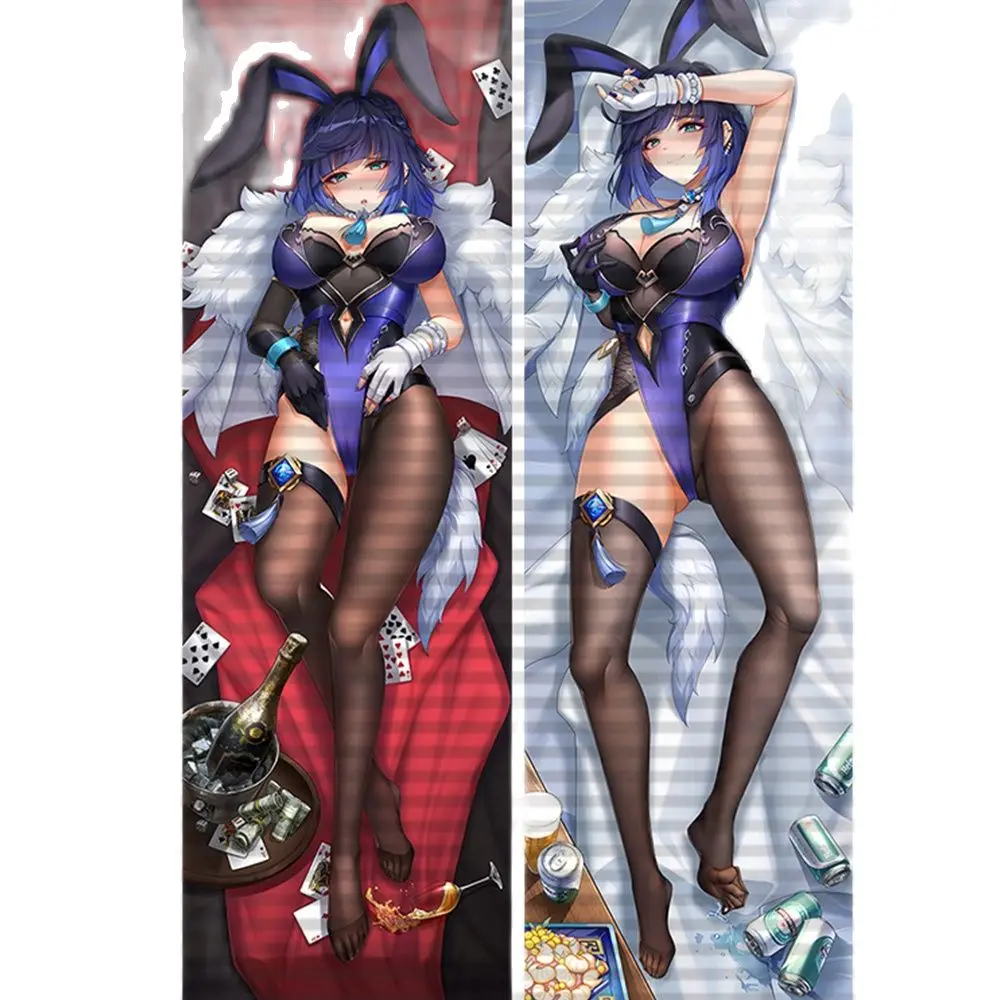 

Dakimakura Genshin Impact Yelan Pillowcase Double Side Sexy Hugging Full Body Pillow Case Cushion Cover Home Bedding Decor