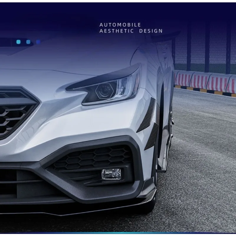 لسوبارو WRX VB 2022-2024 المصد الأمامي الجانب الهواء الرياح شفرة عدة سبويلر الشفاه ألياف الكربون نظرة التصميم الخارجي الجسم تقليم السيارة