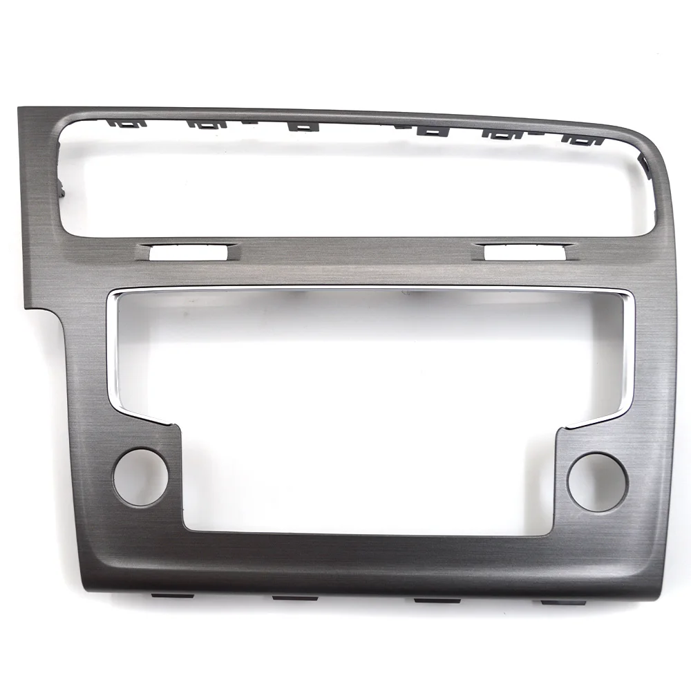 6.5 inch Brushed Gray Screen Decorative Frame For VW Golf 7 MK7 Radio Panel Frame MIB Screen Bezel