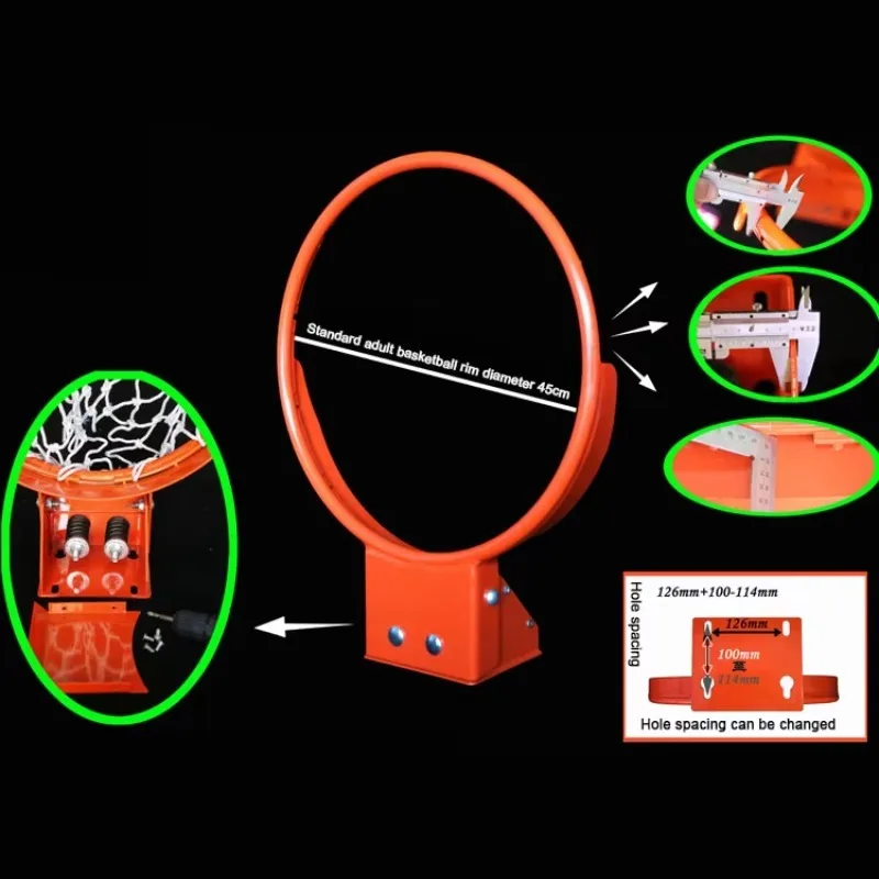 Basketball Court Equipment Steel Basketball Hoop Ring