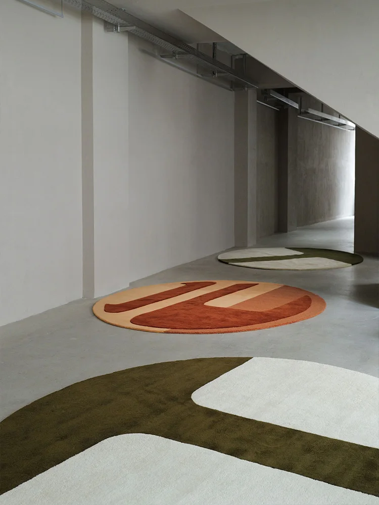 Simple Plain Color Luxury Bedside Blanket For Living Room Sofa Coffee Table Cloakroom Bedroom