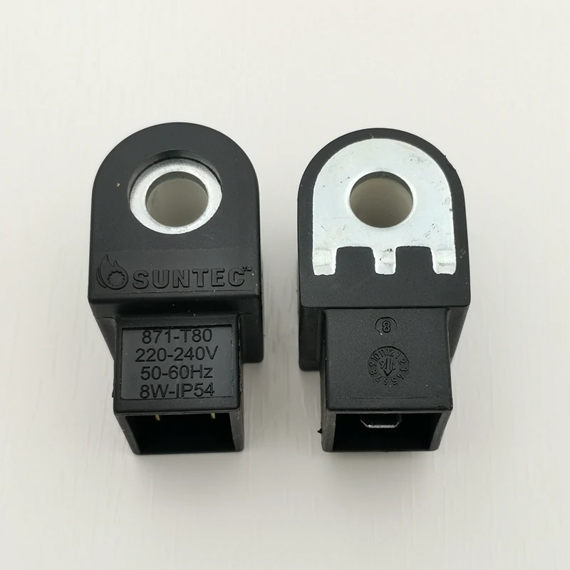 Zawór elektromagnetyczny 3713798 871-T80 palnik olejowy części zamienne zawór magnetyczny elektryczne 8W/ 9W pompa oleju napędowego cewka zaworu