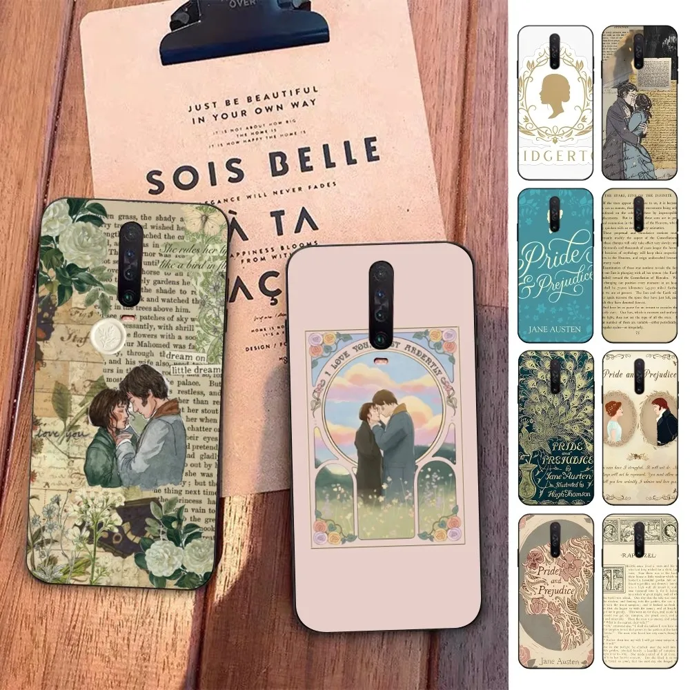 Pride And Prejudice Jane Austen Phone Case For Redmi 5 6 7 8 9 10 plus pro 6 7 8 9 A GO K20 K30 K40 pro plus F3 Fundas