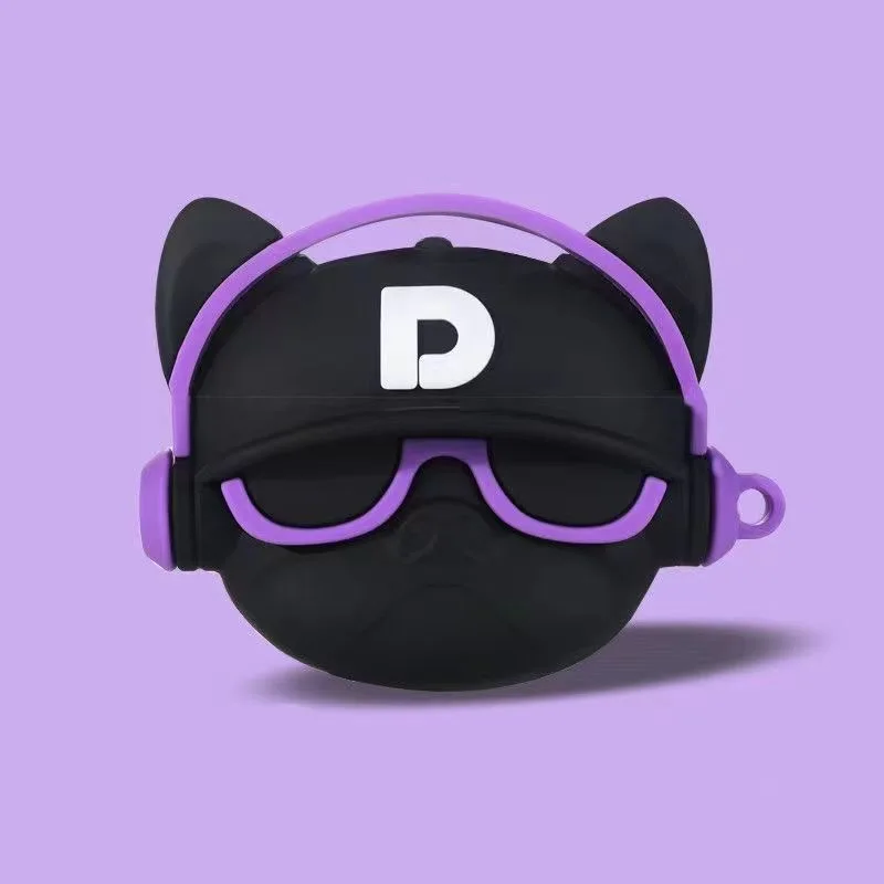 حافظة سيليكون لسماعات Airpods Pro ، كلب كرتون لطيف ، غطاء سماعة أذن ، ملحقات حافظة سماعات أذن ، Apple Air Pods Pro 1 ، 2 ، 3