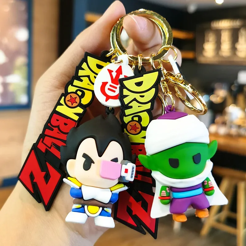 Cartoon Seven Dragon Ball Sun Wukong Key Chain Three-dimensional Figure Pendant Hand Bag Accessories Creative Key