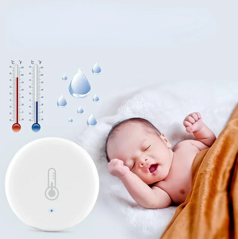 Temperature wireless temperature and humidity sensor Mobile APP remote linkage