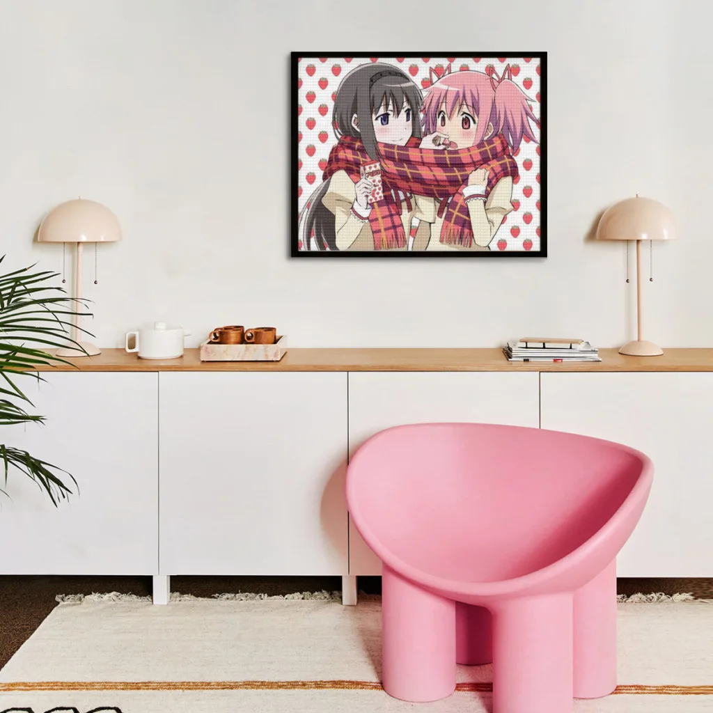 Puella Magi Madoka Magica Diamond Painting   5D Diamond Mosaic Suitable for Children DIY Gift Home Decor