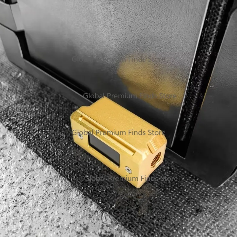 

2-in-1 Multimode Thermometer Flowmeter OLED Display Protector Metal Water Cooling Equipment Computer Cases 30000 Hrs Fan