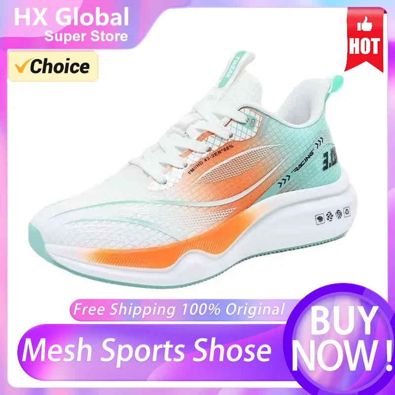 [Hot-Sale] Men'S Shoes New Summer Mesh Ultra Light Running Sports Breathable Shock-Absorbing Soft Soled Boy Teenager Basketball