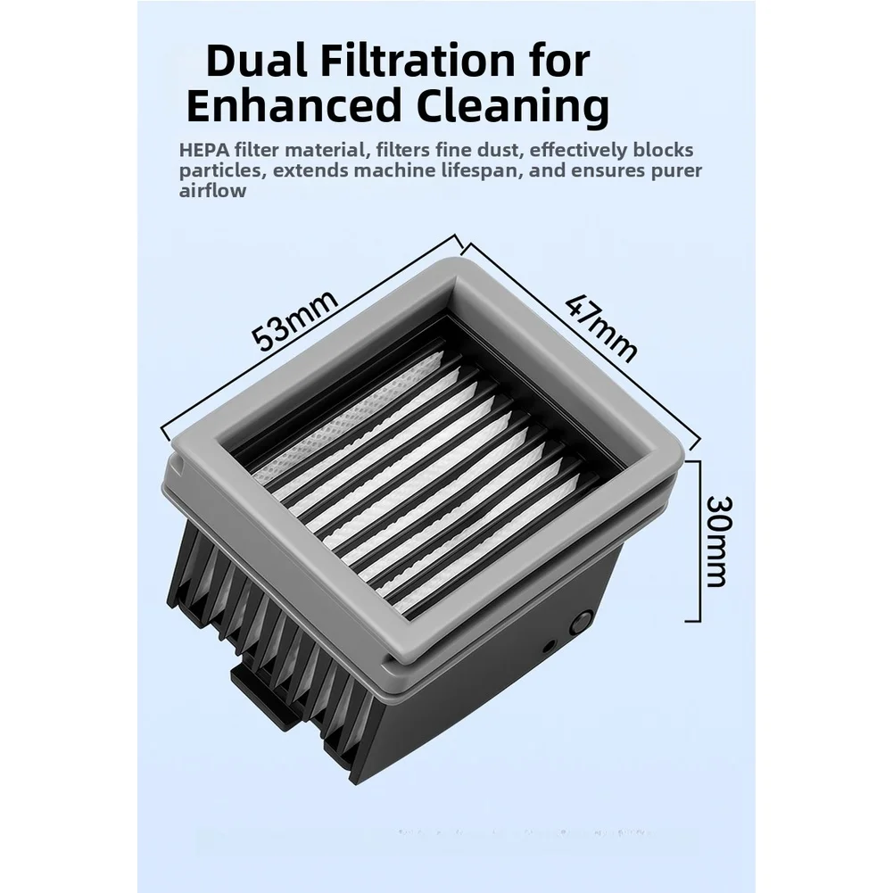 2/5pcs Replacement For Washable Filter For HEPA Filter For Tineco Fold 180/P90/X90 Double Filtration Floor Scrubber Filter Parts