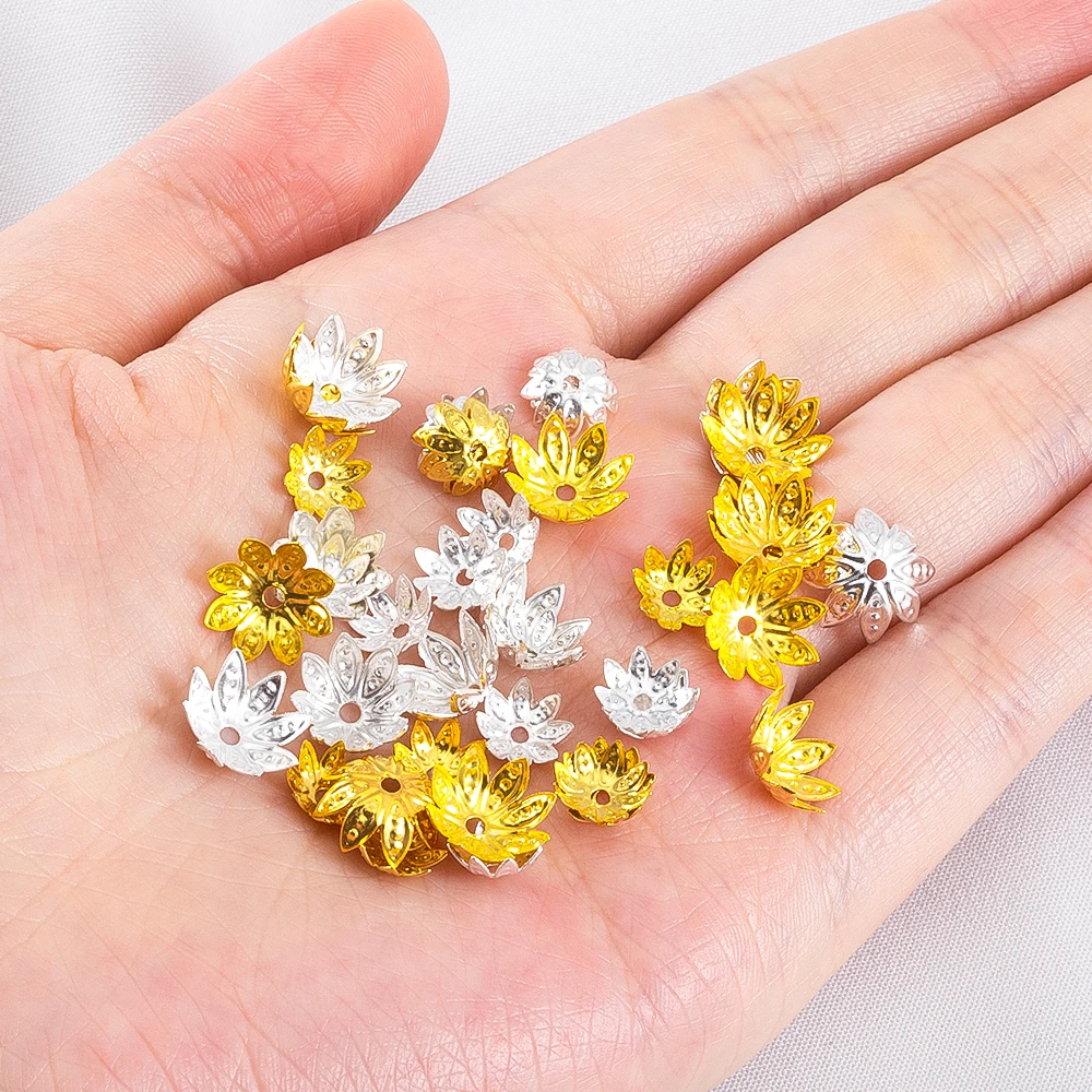 100/200 Stück Blumenperlenkapp – Bead Cap Flower Bewertung und Preis