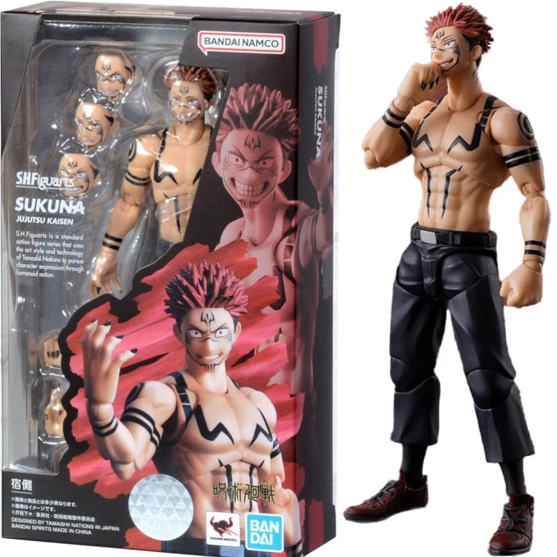 In Stock Bandai S.H.Figuarts Sukuna SHF Manga Jiu-Jitsu Kaisan Real Version of The Movable Model Collection of Toys and Gifts