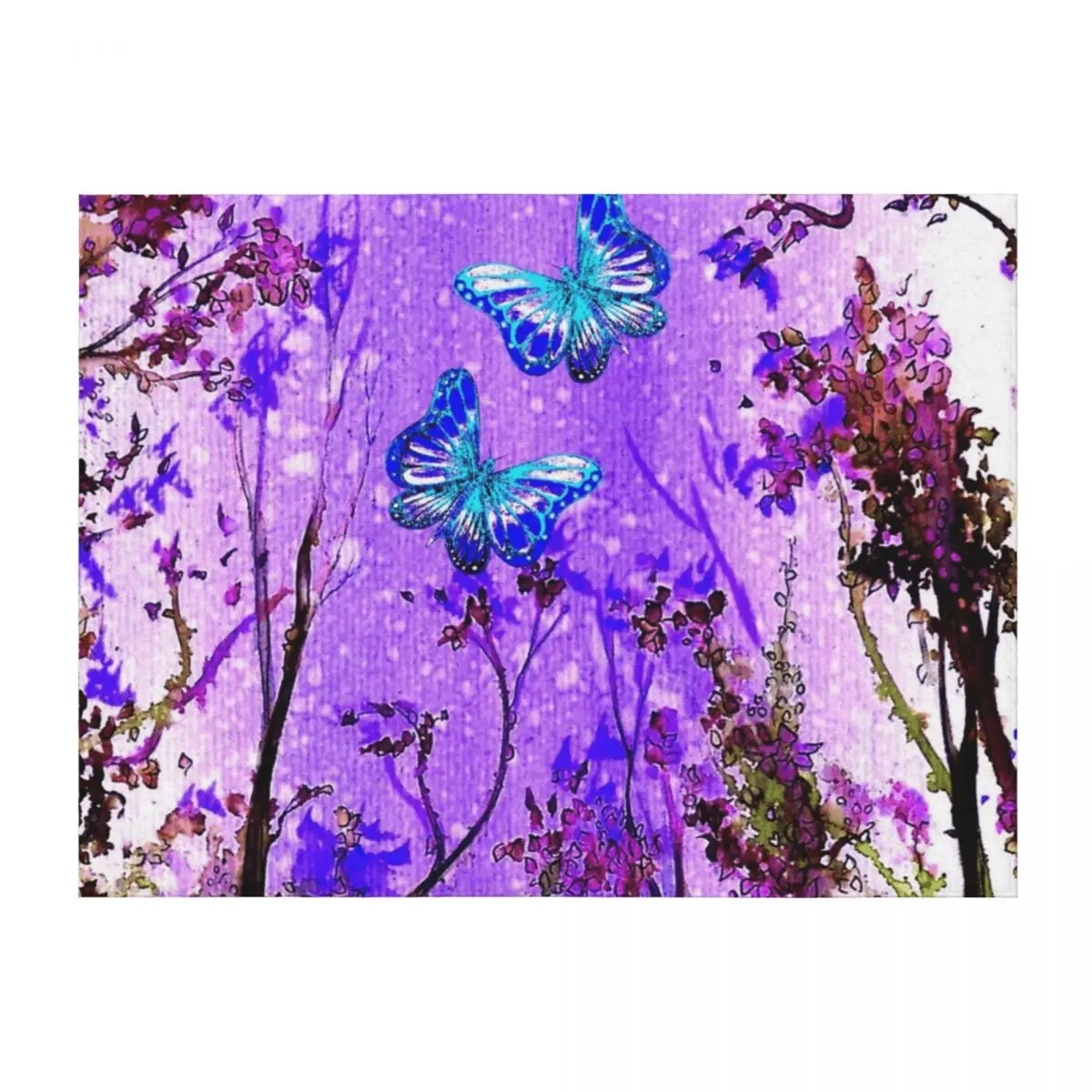 

Butterfly Dreams Throw Blanket Nap decorative Travel Blankets