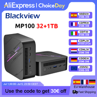 Blackview MP100 NEW Mini PC AMD R7 5825U  Windows 11 Home 8-Core 16-thread 32GB DDR4 1TB SSD WiFi 6 Mini Computer PC BT5.2