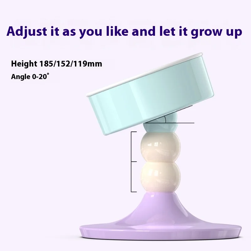 

Adjustable Elevated Pet Bowl Cat Water Feeder Anti Spill Raised Stand Ceramic Tilt Neck Protection Dog Feeding Dish Pet Supplies