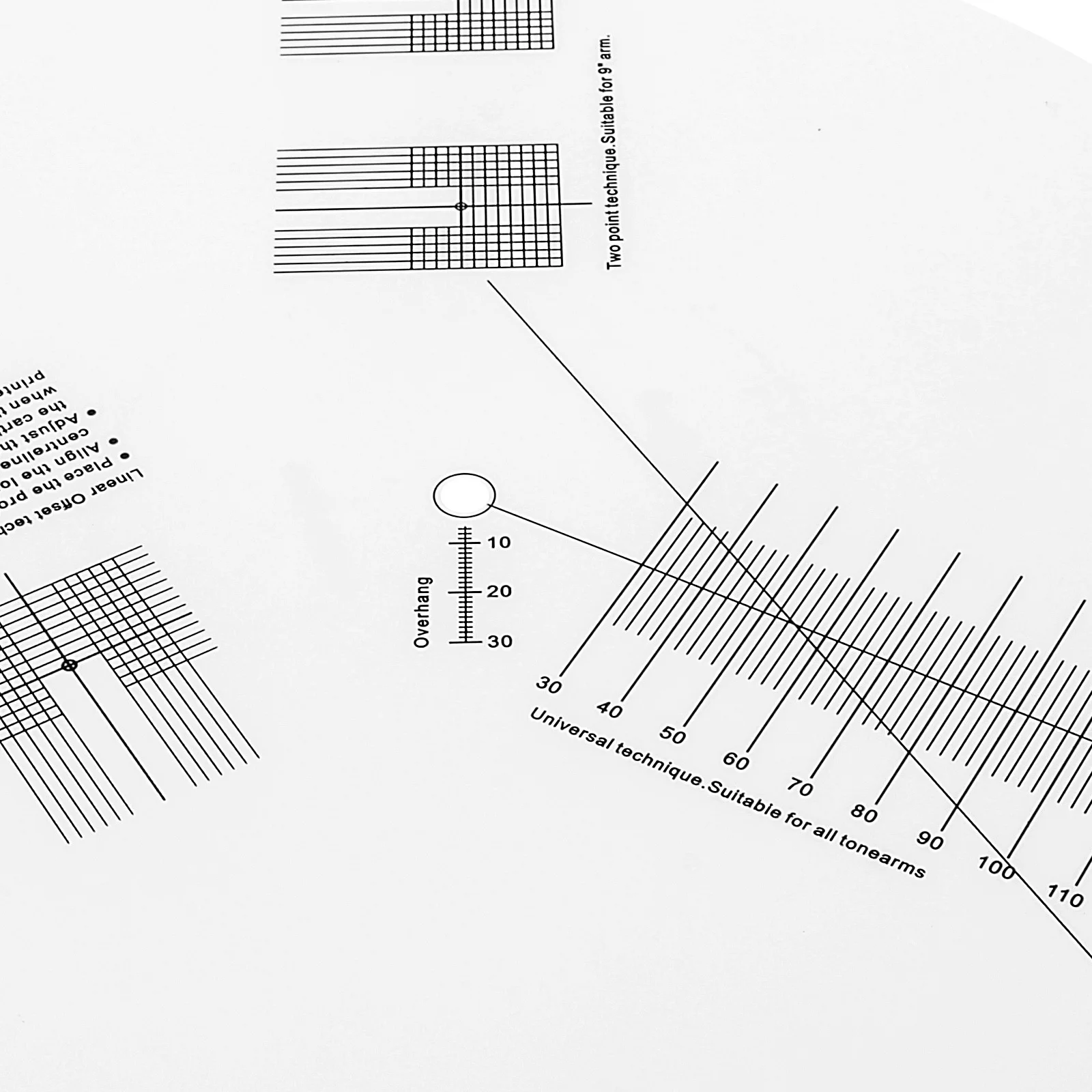 

Turntable Alignment Protractor Mat Distance Gauge Adjustable Ruler For Vinyl Recorder Pickup Calibration Anti-Slip Gauge