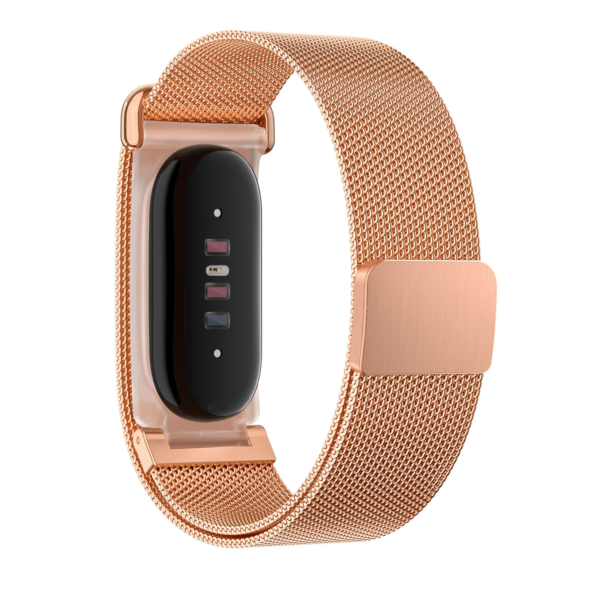 Magnetisches Milanaise-Armband für Google Fitbit Air, Edelstahl, verstellbares Ersatz-Uhrenarmband, mehrere Farben – Detail 7