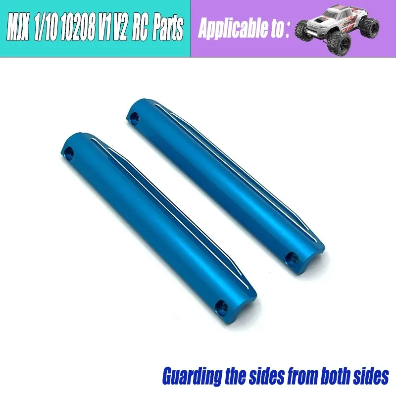 Nuevo MJX Hyper Go 10208 1/10 escala 4WD RC brazo oscilante de Metal copa de dirección cubo torre de choque eje de transmisión piezas de mejora Accesorios