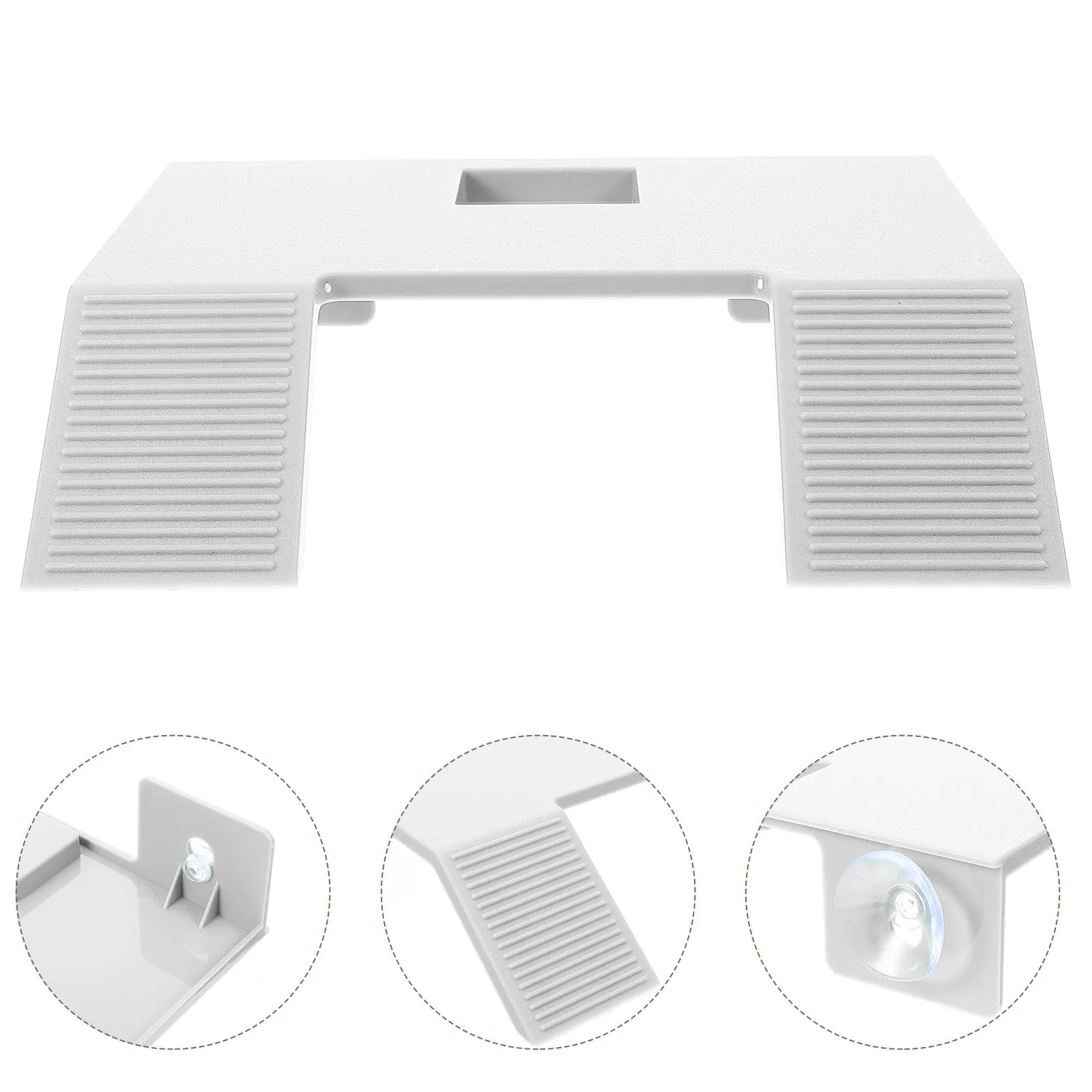 منصة الفرح السلحفاة المستقرة خفيفة الوزن، منحدر التسلق، خزان السلحفاة، ديكور المناظر الطبيعية، حامل راحة الزواحف، الشرفة العائمة #1