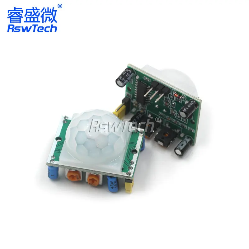 1pcs RSW HC-SR501 Adjust IR Pyroelectric Infrared PIR Motion Sensor Detector Module for  aspberry pi kits