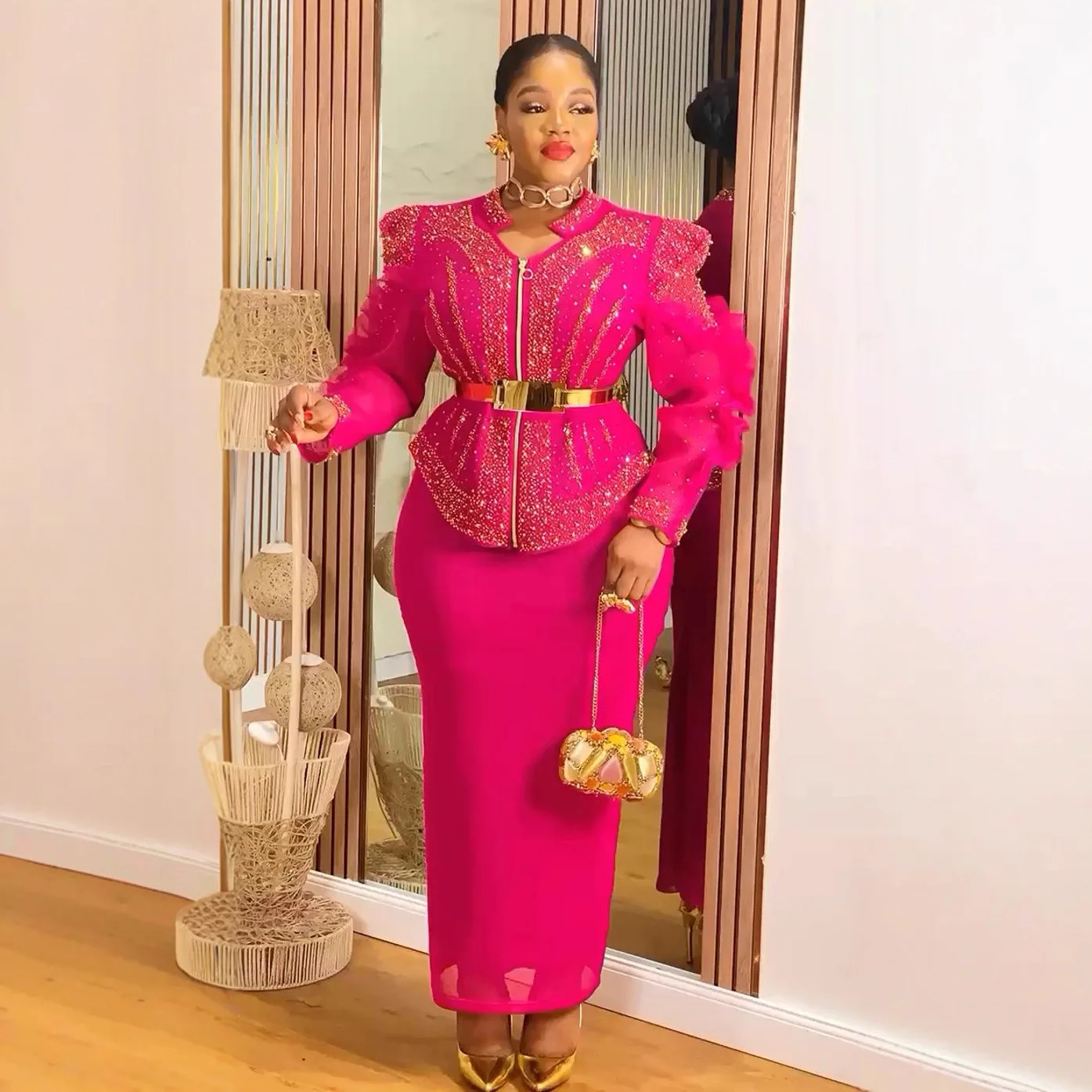 

Индивидуальная весенняя африканская одежда 2025 года для женщин, комплекты из 2 предметов, топы и юбки, костюм Dashiki Ankara, наряд, халат больших размеров, свадебный па