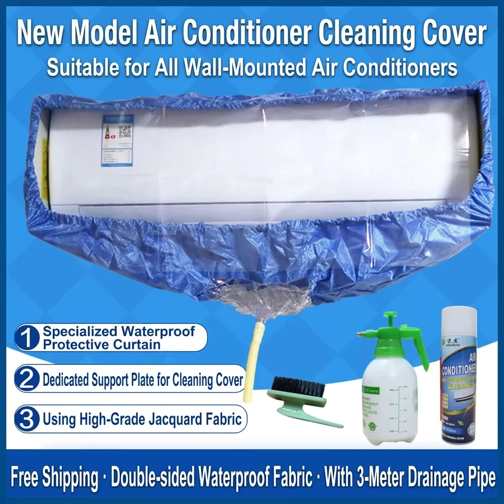 Refrigeration Parts Professional OEM&ODM Universal Cleaning Cover for Split Unit AC Split System Clean Cover for Air Conditioner