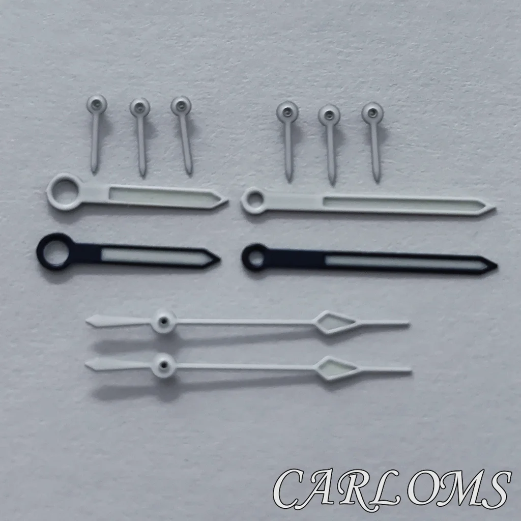 High Quality VK63 Watch Hands 6 hands Green Luminous Quartz Movement Modified Black White Watch Accessories