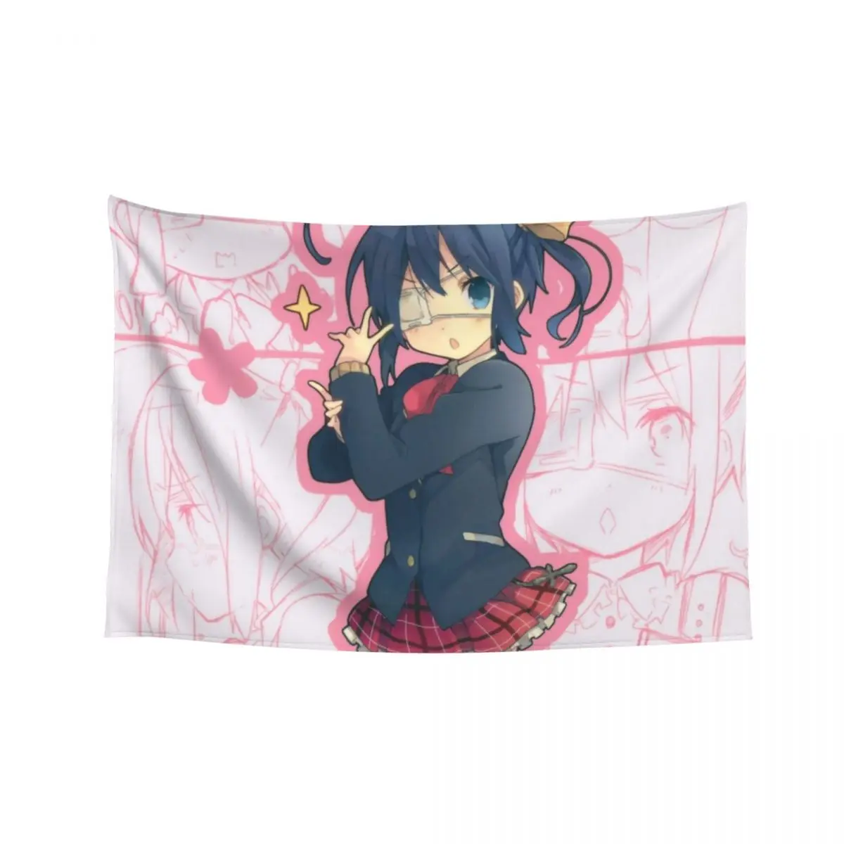 

Chuunibyou - Takanashi Rikka Tapestry On The Wall Decorative Paintings Bedrooms Decor Kawaii Room Decor Tapestry