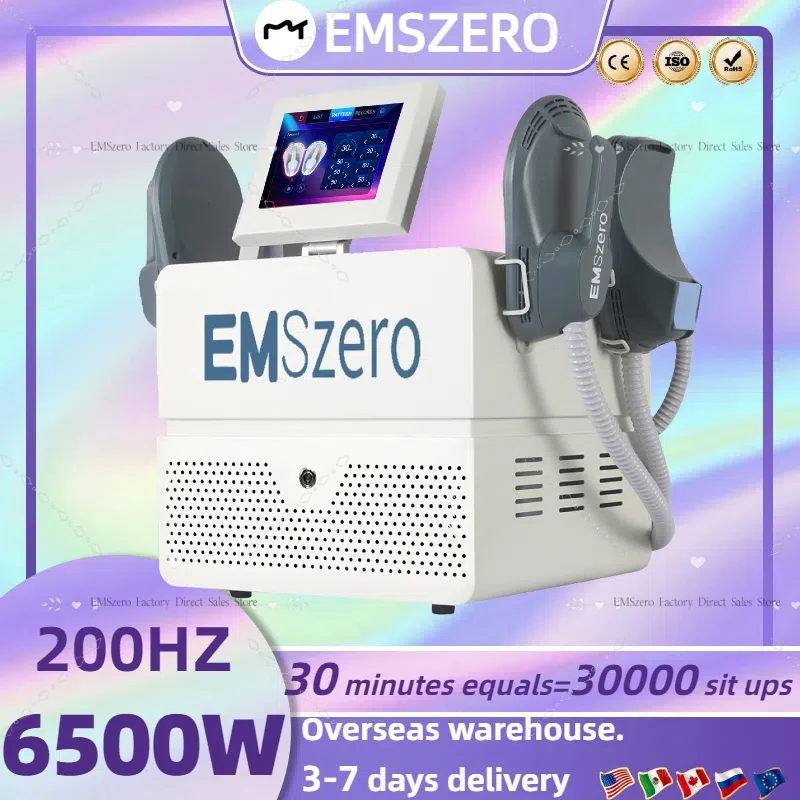 EMSZERO Machines 6500w RF Ems Electromagnetic Body Sculpting Muscle Stimulation Fat Burning Fat Removal