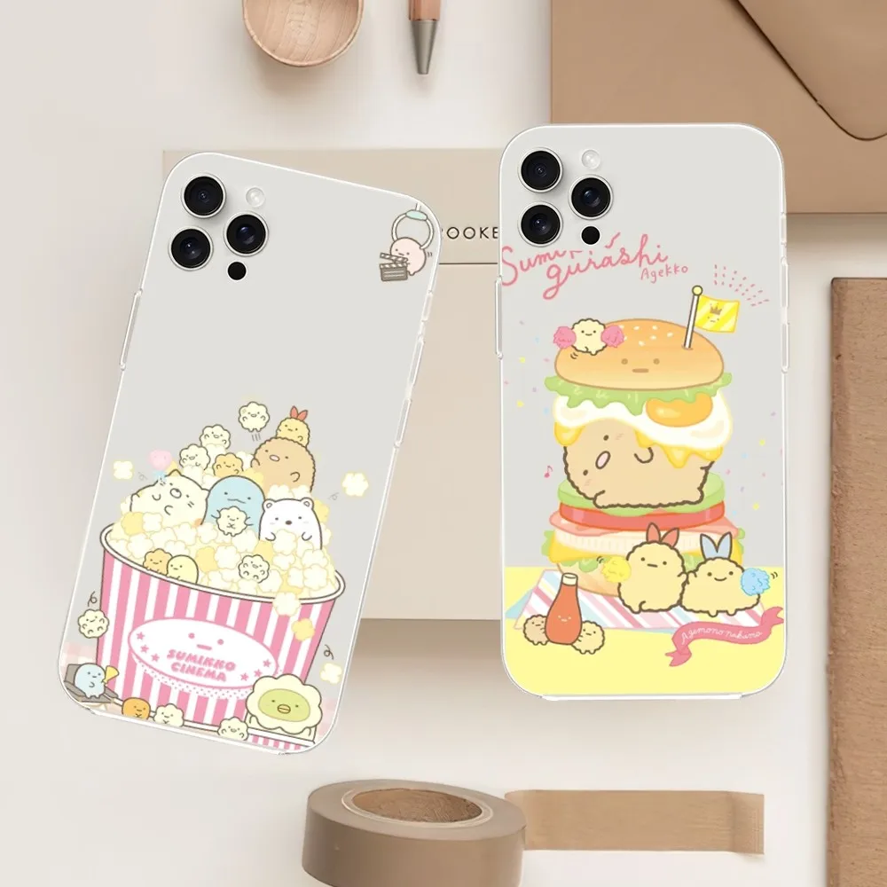 Casing ponsel s-sumikko g-gurashi, casing pelindung ponsel ULTRA transparan untuk Samsung Galaxy S20 S22 S23 A71 FE Lite Plus S21