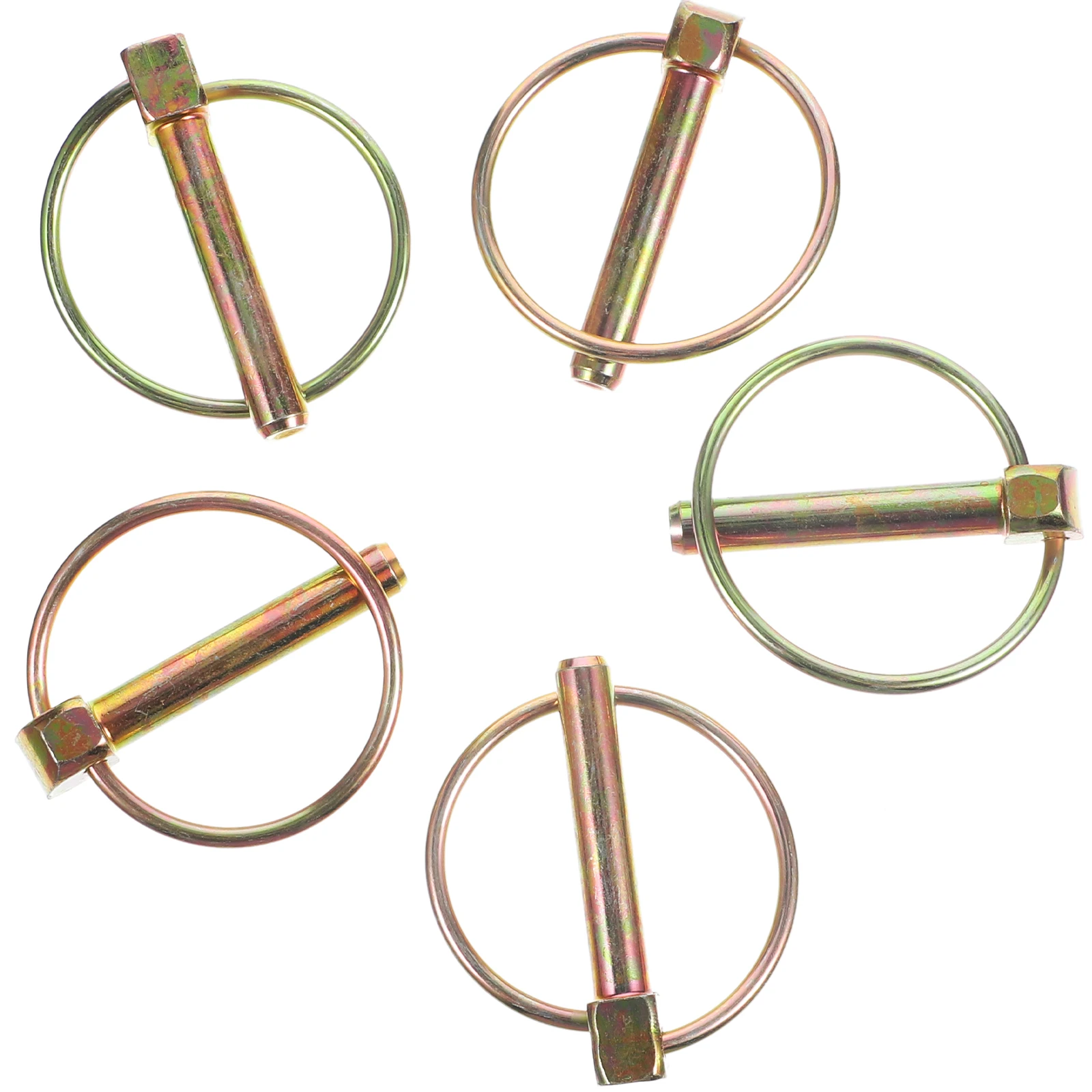 10pcs Pins 6x45mm Galvanized Pins for Farm Tractors Reliable Locking Fasteners Durable Alloy Secure Equipment