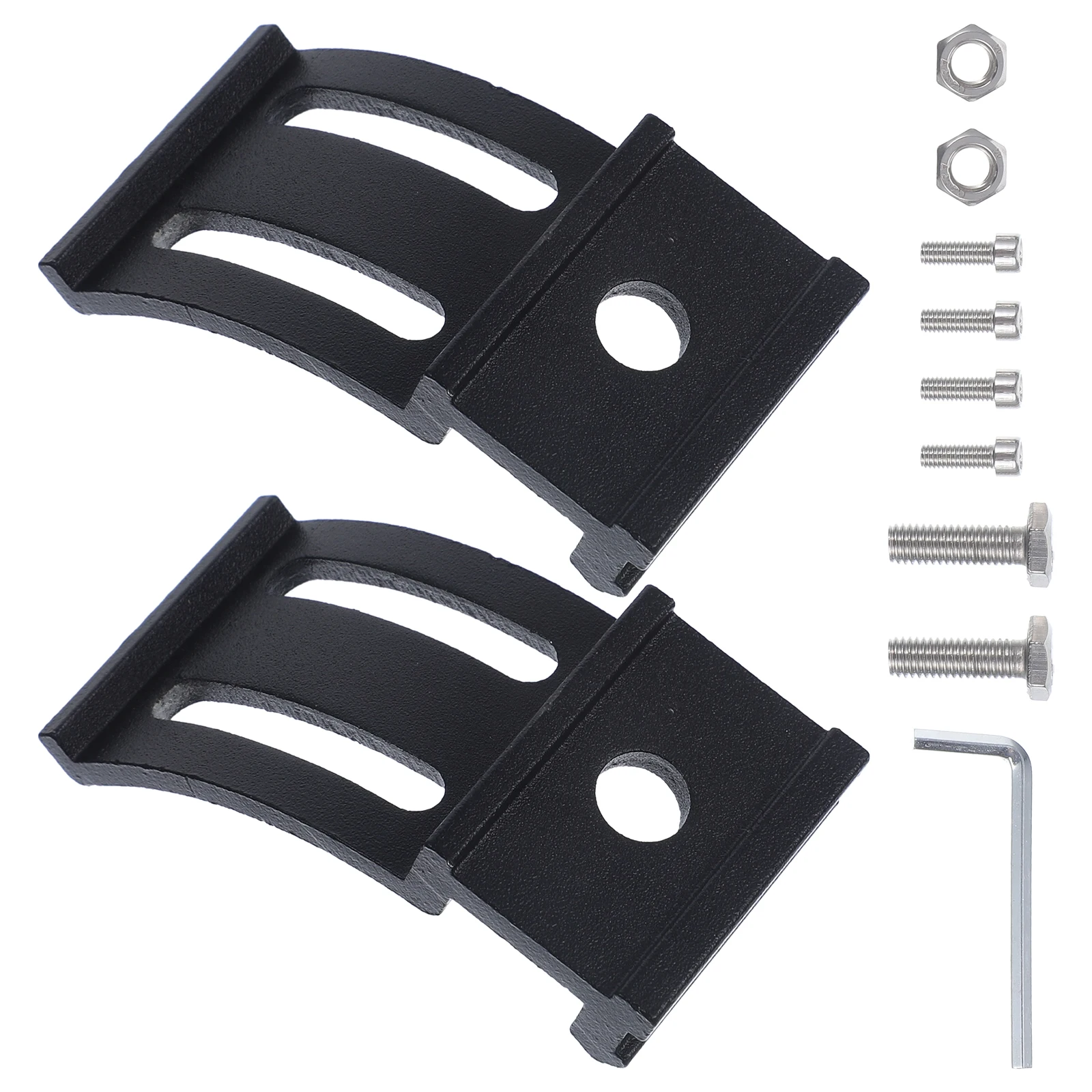 

1 set Aluminum Alloy LED Light Bar Brackets Durable Slide Base Mounts Car Accessories Work Lamp Rack Adjust Stable Practical
