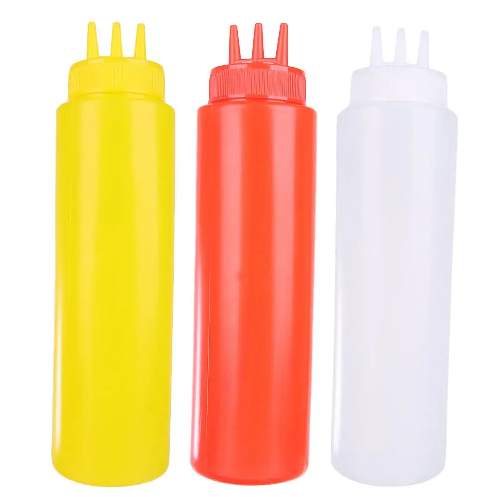 Ketchup Eco-Friendly Mustard Vinegar Salad Sauce Kitchen Accessories Dispenser Squeeze Bottle Jar