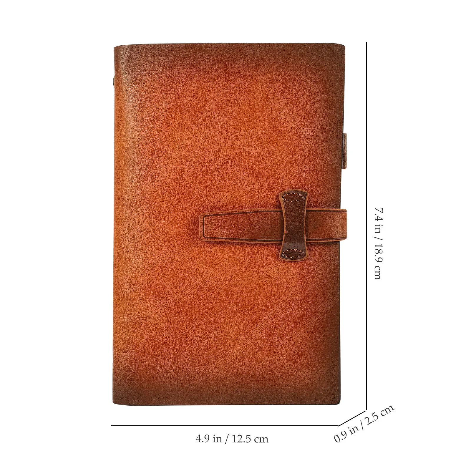 Creative Journal Loose Leaf Notepad Retro Rounded Corner Binding Diary Daily Travel Notebook Sketch Writing Book
