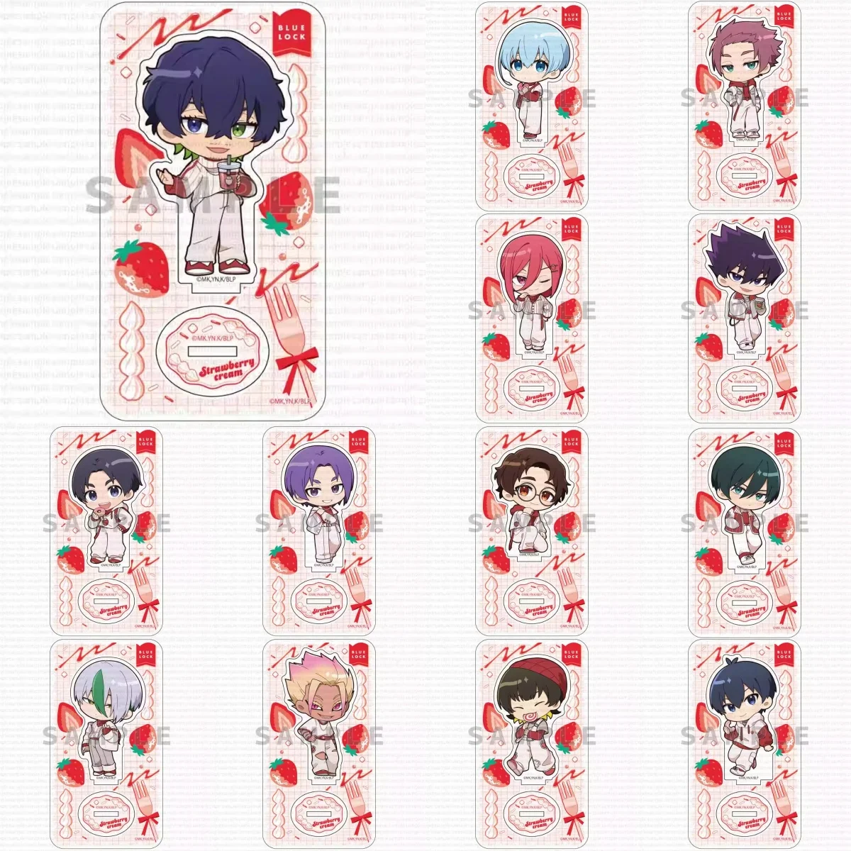 Spiel Kalligraphie Hyoma Isagi Yoichi Nagi Seishiro Acryic S Carrier Puppe Anime Hachi etc. Meguru Mikage Leo Figur Modell Kind Spion und Y Tech ft